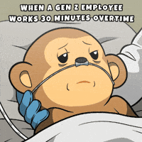 Work From Home Monday GIF by Wise Monkey Meme
