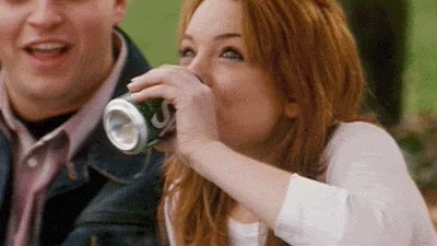 Lindsay Lohan Lol GIF by MOODMAN