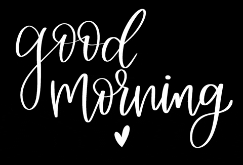 Good Morning Lettering GIF by lletresdevida