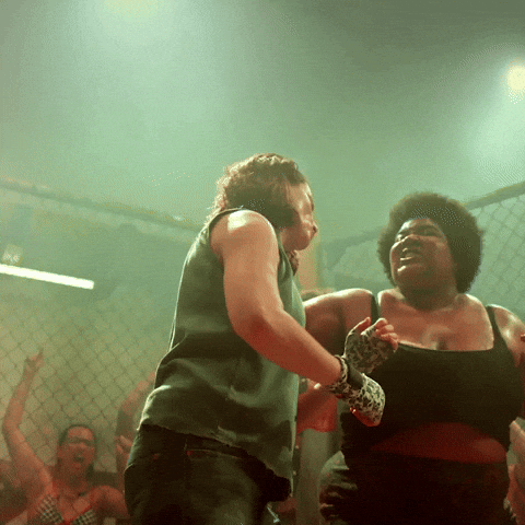Fight Club Punch GIF by Chick Fight by chickfight