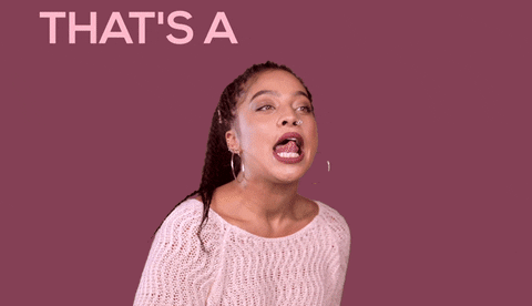 thats a no GIF by Kiana Ledé by kianalede