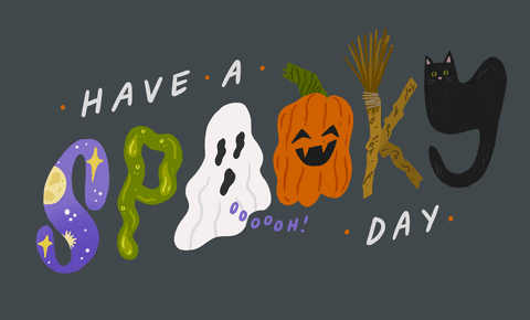 Happy Trick Or Treat GIF by Sophie Potter by sophiepotterco