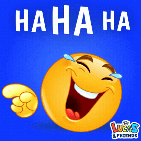 Ha Ha Ha Lol GIF by Lucas and Friends by RV AppStudios by rvappstudios