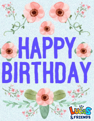 Happy Birthday GIF by Lucas and Friends by RV AppStudios by rvappstudios