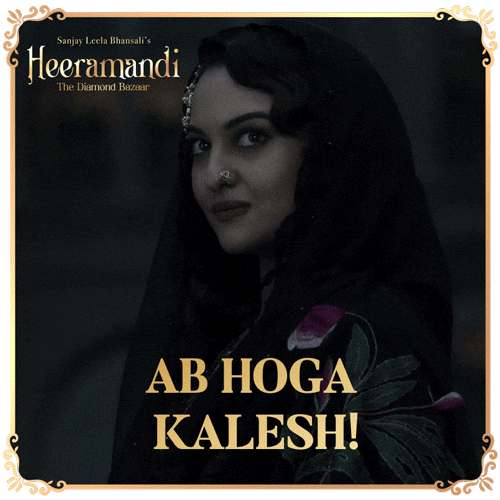 Sonakshi Sinha Fight GIF by Heeramandi On Netflix by Heeramandi