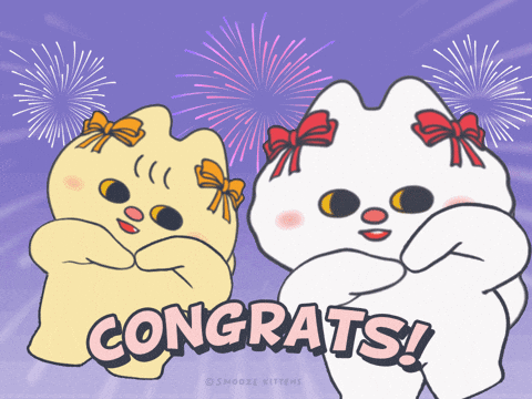 Celebrate Happy Birthday GIF by Snooze Kittens by snoozekittens