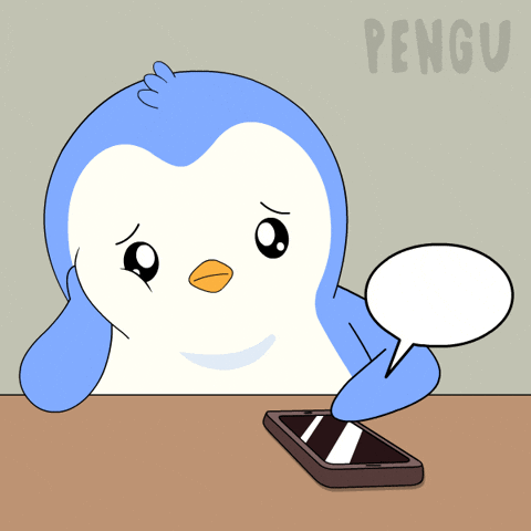 Sad Penguin GIF by Pudgy Penguins by pudgypenguins