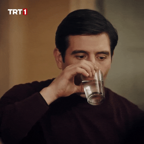 Giphy - Drink Water Breakfast GIF by TRT
