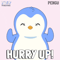 Lets Go Waiting GIF by Pudgy Penguins