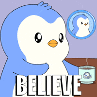 Coffee Yes GIF by Pudgy Penguins