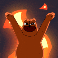 Fire Burn GIF by Bearycoin