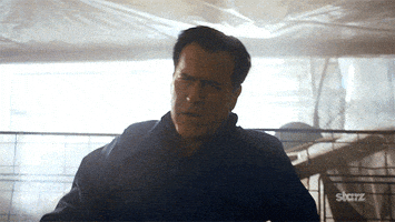 season 1 starz GIF by Ash vs Evil Dead