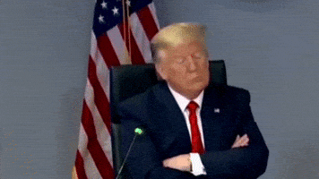 Sleepy Donald Trump GIF by GIPHY News