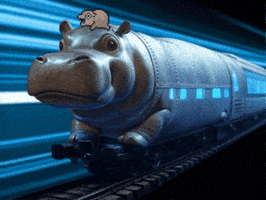 Choo Choo Space GIF