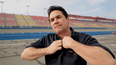 Dean Cain Boom GIF by NASCAR