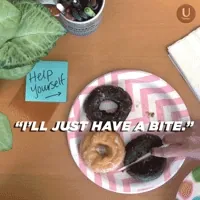 Hungry Donut GIF by U by Kotex Brand