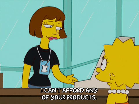 lisa simpson store GIF