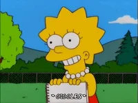 Lisa Simpson Smile GIF
