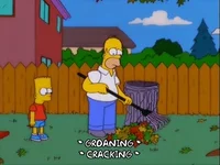 Working Homer Simpson GIF