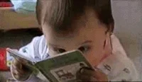 Kids Reading GIF by Cheezburger
