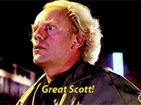 Back To The Future Great Scott GIF