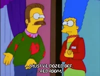 Marge Simpson Todd Flanders GIF