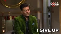Koffee With Karan I Give Up GIF