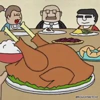 Animation Eating GIF by Rough Sketchz