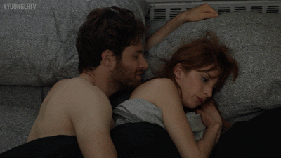 Tv Land Morning Kiss GIF by YoungerTV