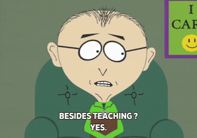 talking mr. mackey GIF by South Park 