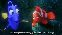 Just Keep Swimming GIF