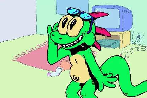 Rex Hello GIF