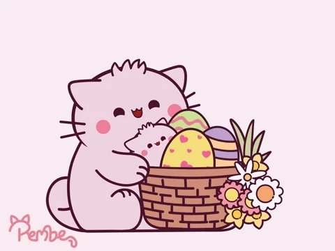 Easter Bunny Pink GIF by Pembe