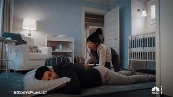 New parents getting a moment of relief when someone else handles the small tasks
