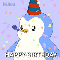Happy Birthday Party GIF by Pudgy Penguins