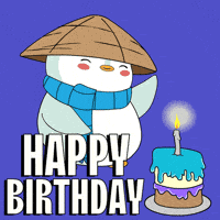 Celebrate Happy Birthday GIF by Pudgy Penguins