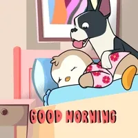 Good Morning Dog GIF by Pudgy Penguins