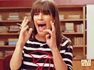 Screaming Lea Michele GIF via giphy.com