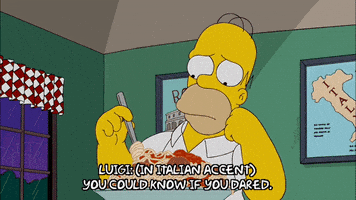 homer simpson eating GIF