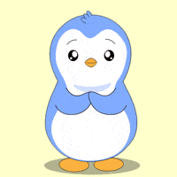 Scared Penguin GIF by Pudgy Penguins