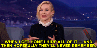 kristen bell halloween candy GIF by Team Coco