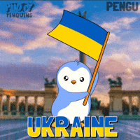 Penguin Flag GIF by Pudgy Penguins