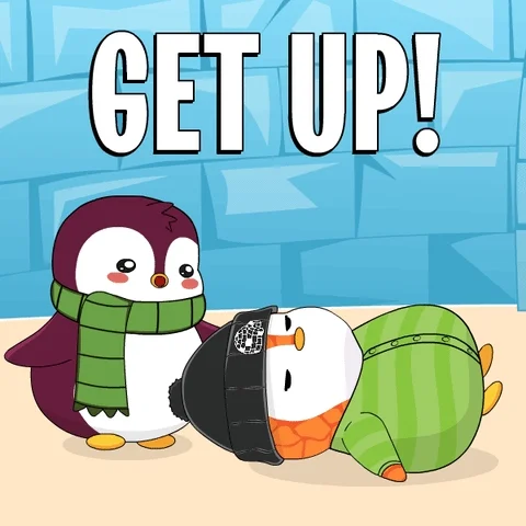 Good Morning GIF by Pudgy Penguins