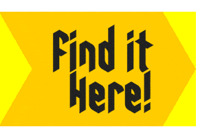 Arrow Find It Here Sticker