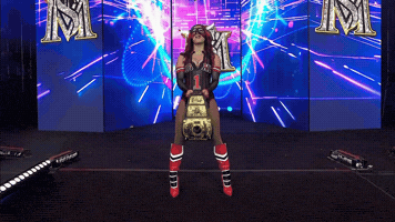 Swinging Sasha Banks GIF