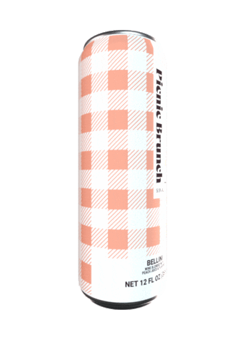 Cocktail Bellini Sticker by Picnic Brunch