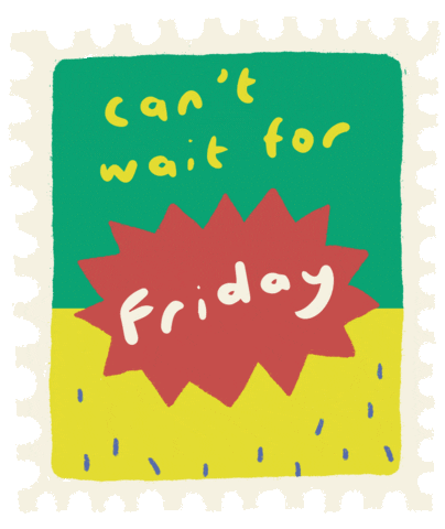 Friday Weekend Sticker by sembangsembang