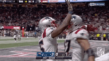 Waving New England Patriots GIF by NFL