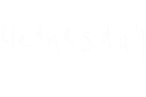 Wednesday Sticker