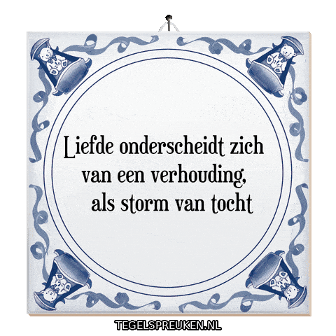 Storm Hart Sticker by Tegelspreuken.nl